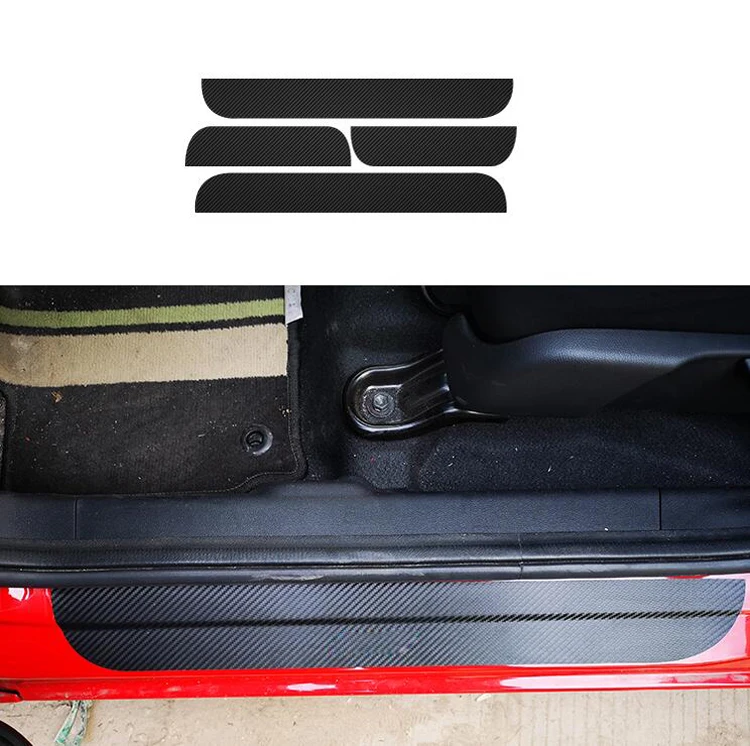 Наклейки на порог двери автомобиля 4 шт. для Honda Fit / Jazz GK5 3rd GEN 2014 2015 2016 2017 |
