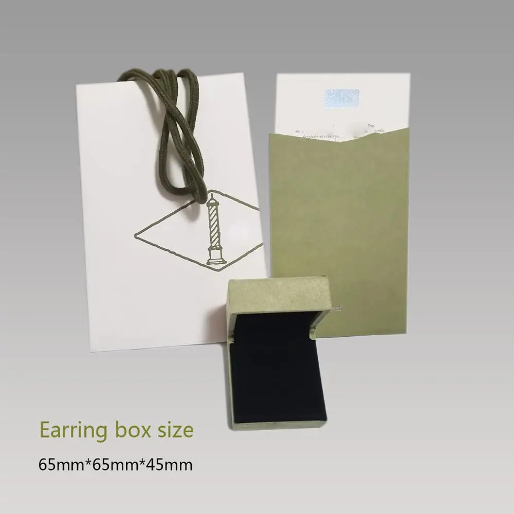

Deer velvet box High-grade flocking ring box Valentine's gift box jewelry box earring box packaging box new hot