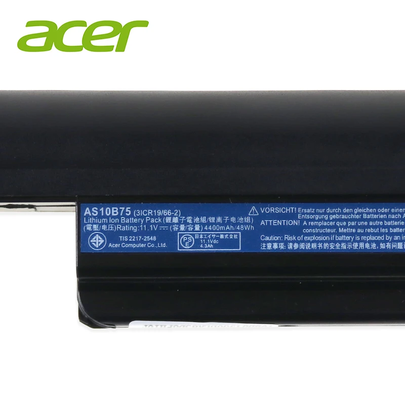 Оригинальный acer ноутбук батарея AS10B75 для AS01B41 AS10B31 AS10B3E AS10B41 AS10B51 AS10B5E AS10B61 AS10B71 AS10B73