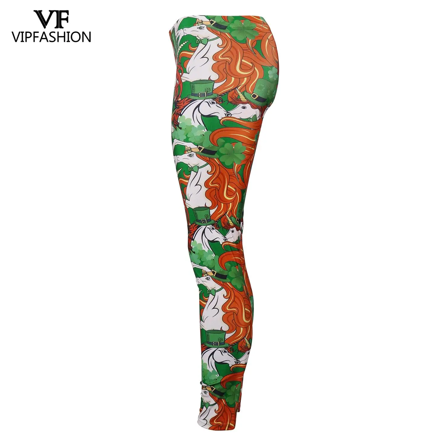 Модные леггинсы VIP со счастливым клевером на День Святого Патрика тренировочные