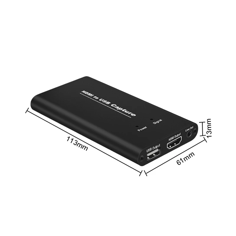 Карта захвата HDMI для прямой трансляции карта видео USB устройство HMDI 4K 1080P HD ПК PS4
