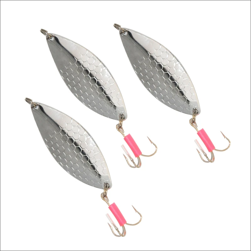 1 шт. металлическая вращающаяся блесна ложка для ловли форели щуки Печа пера