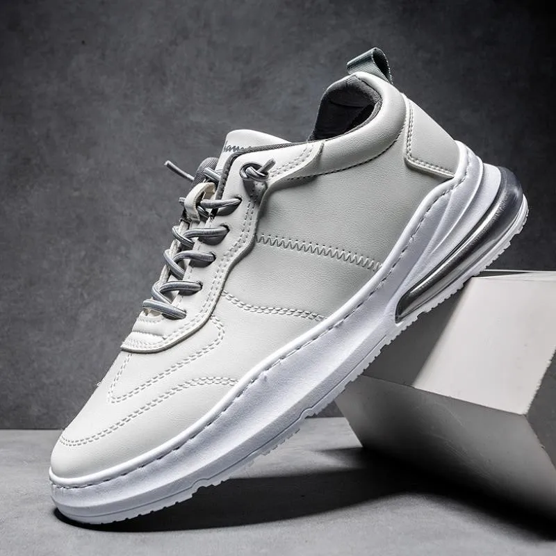 

Mens Loafers Leather Shoes Fashion Cool Sneakers Black White Mens Sneakers Shoes Mens Leather Trainers Chaussures Sport Homme