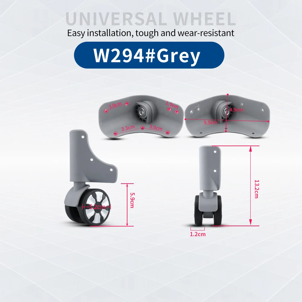 TANGYIPIN W294 Universal wheel travel trolley suitcase luggage replace hard shell box repair colored original accessories wheels