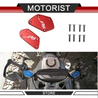 one pair of cnc aluminum alloy motorcycle brake fluid fuel tank oil tank cap for bmw r1200rs r 1200rs r1200 rs 2014 2018