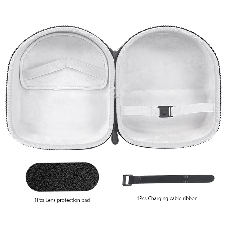 

Hard Travel Carrying Case Remote Control and All Accessory Storage Boxes for Oculus Quest Vr Headsets(Gray)