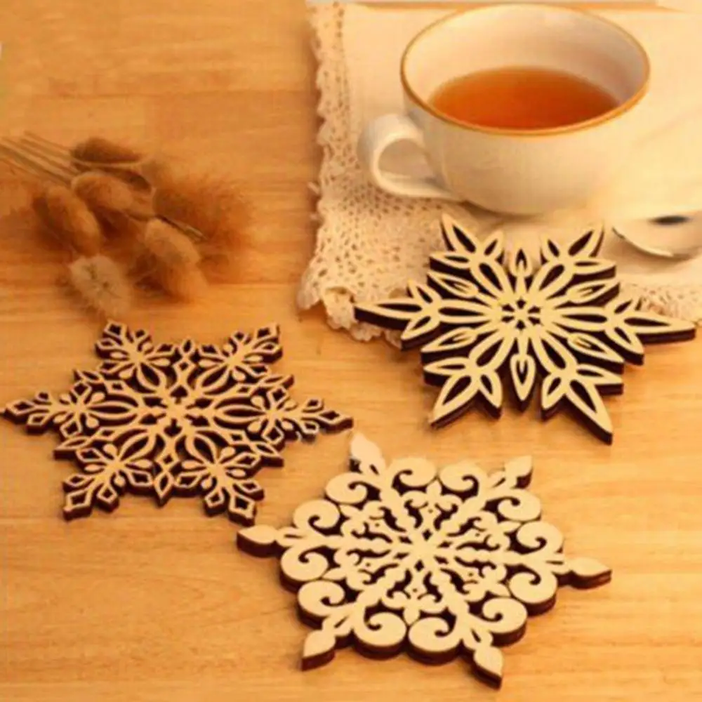 1 шт. натуральные круглые деревянные Нескользящие ломтик Подставка под кружку