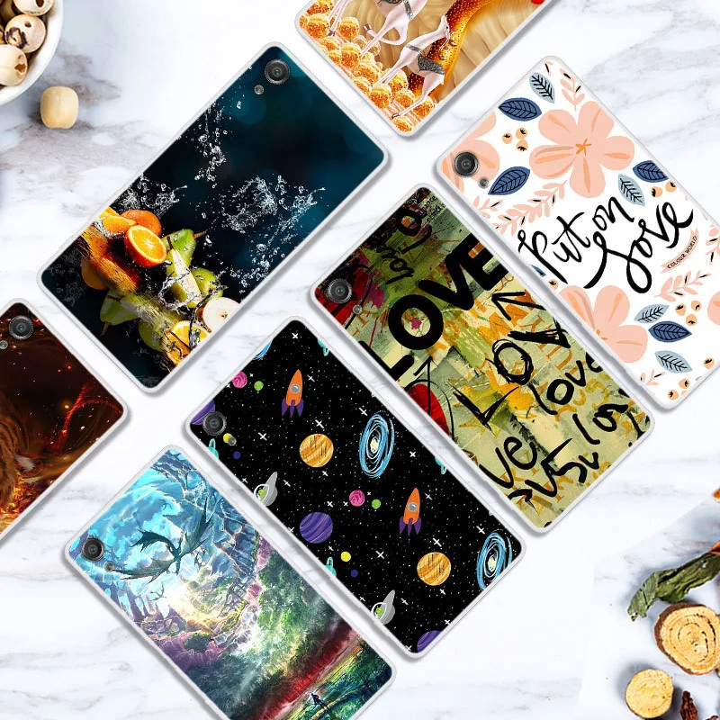 Мягкий силиконовый чехол с изображением Льва из мультфильма для sony X тонкий Xperia