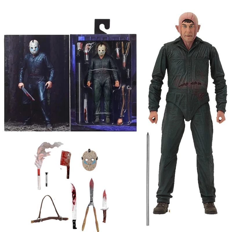 Фигурка NECA пятница 18 см Джейсон последняя часть 5 Рой берндс экшн фигурка модель