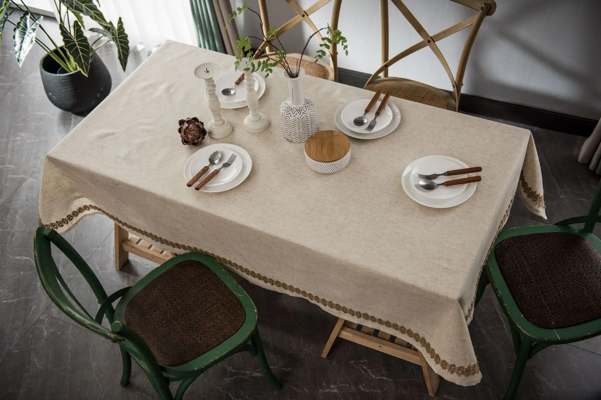 Скатерть из полиэстера и льна скатерть для кофейного чая toalha de mesa nappe decoracao para casa