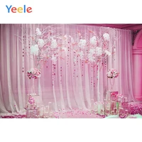 yeele wedding party photocall flower curtain decors photography backdrops personalized photographic backgrounds for photo studio