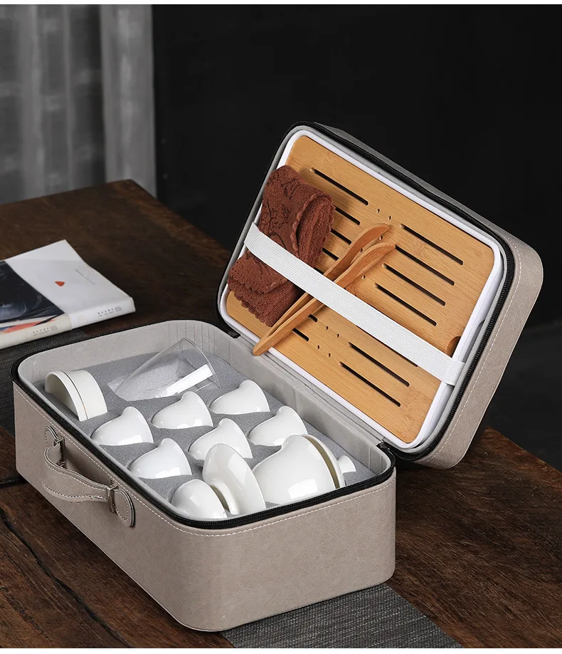 Набор для китайской чайной церемонии высококачественный керамический чайник