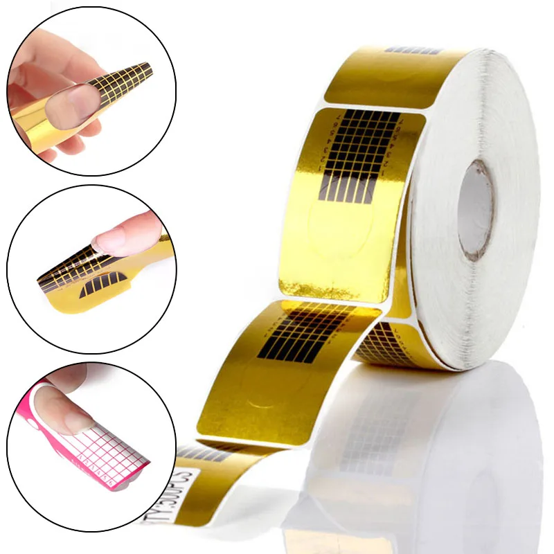 0 100 шт. наклейки для наращивания ногтей|Шаблоны дизайна ногтей| |