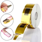 Набор форм для ногтей 100 шт., Типсы для нейл-арта, Типсы для наращивания, трафареты для маникюра, инструменты для нейл-арта, # C