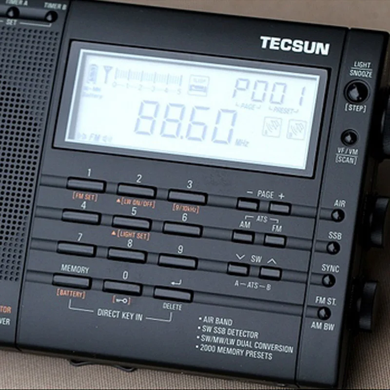 TECSUN PL-660 радио PLL SSB VHF радиоприемник FM/MW/SW/LW радио многодиапазонный двойной преобразования TECSUN PL660