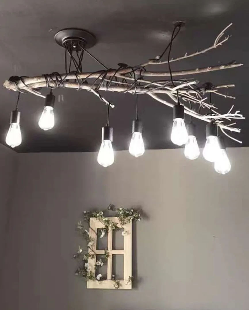 Lámpara de araña Led E27 lámpara colgante Industrial Loft Vintage diseño habitación Cafe Bar ropa colgante de luz