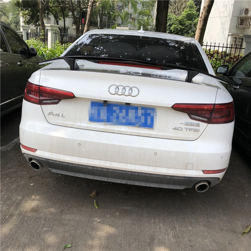 Спойлер для Audi A4 2017-2019 A6 спойлер TF Высокое качество ABS Материал заднее крыло