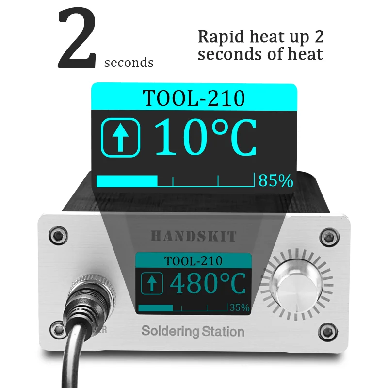 T210 Soldering Station compatible JBC 210 T26 solder rework station PK T12 tip 1s heat Portable Welding Tools | Инструменты
