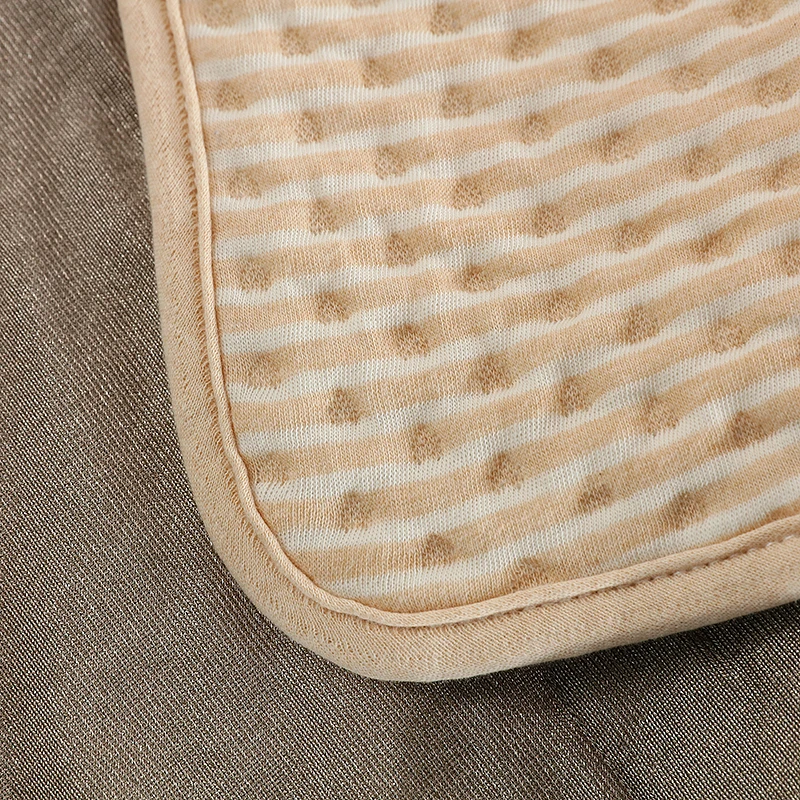 EMF Protection Blanket Pure silver with organic cotton 5G block Quit Size: 150x216cm Tan color thick