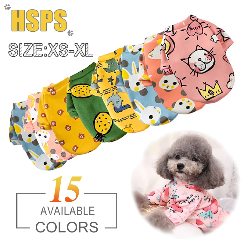 Толстовка с принтом для маленьких собак зимнее пальто щенков теплая одежда