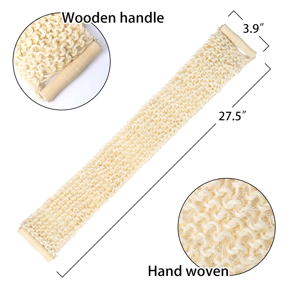 Sisal 100% натуральный задний ремешок для ванной и душа | Дом сад