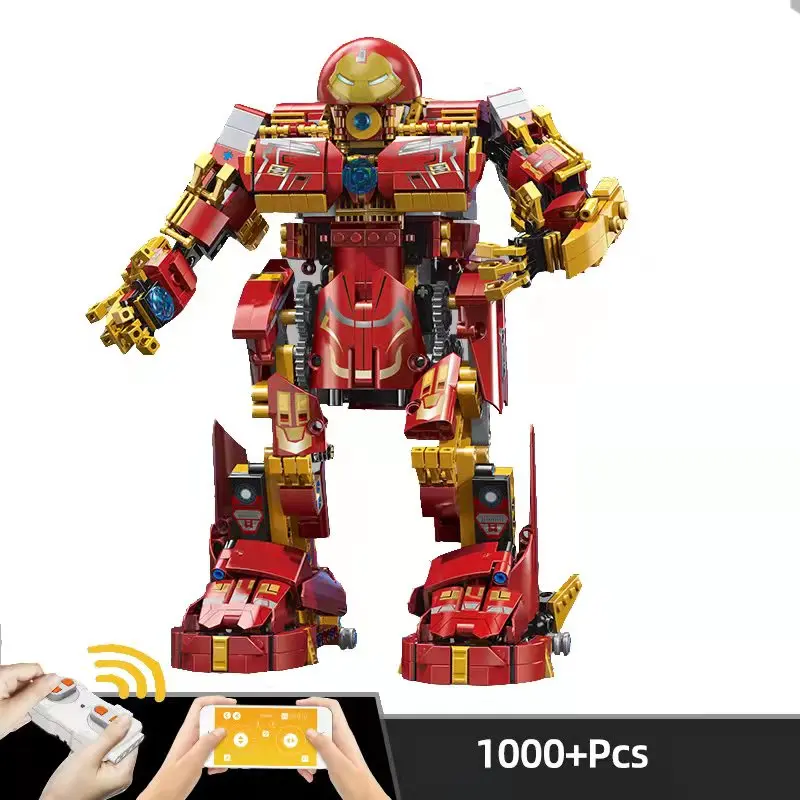 Стальной робот-пазл с дистанционным управлением программирование через