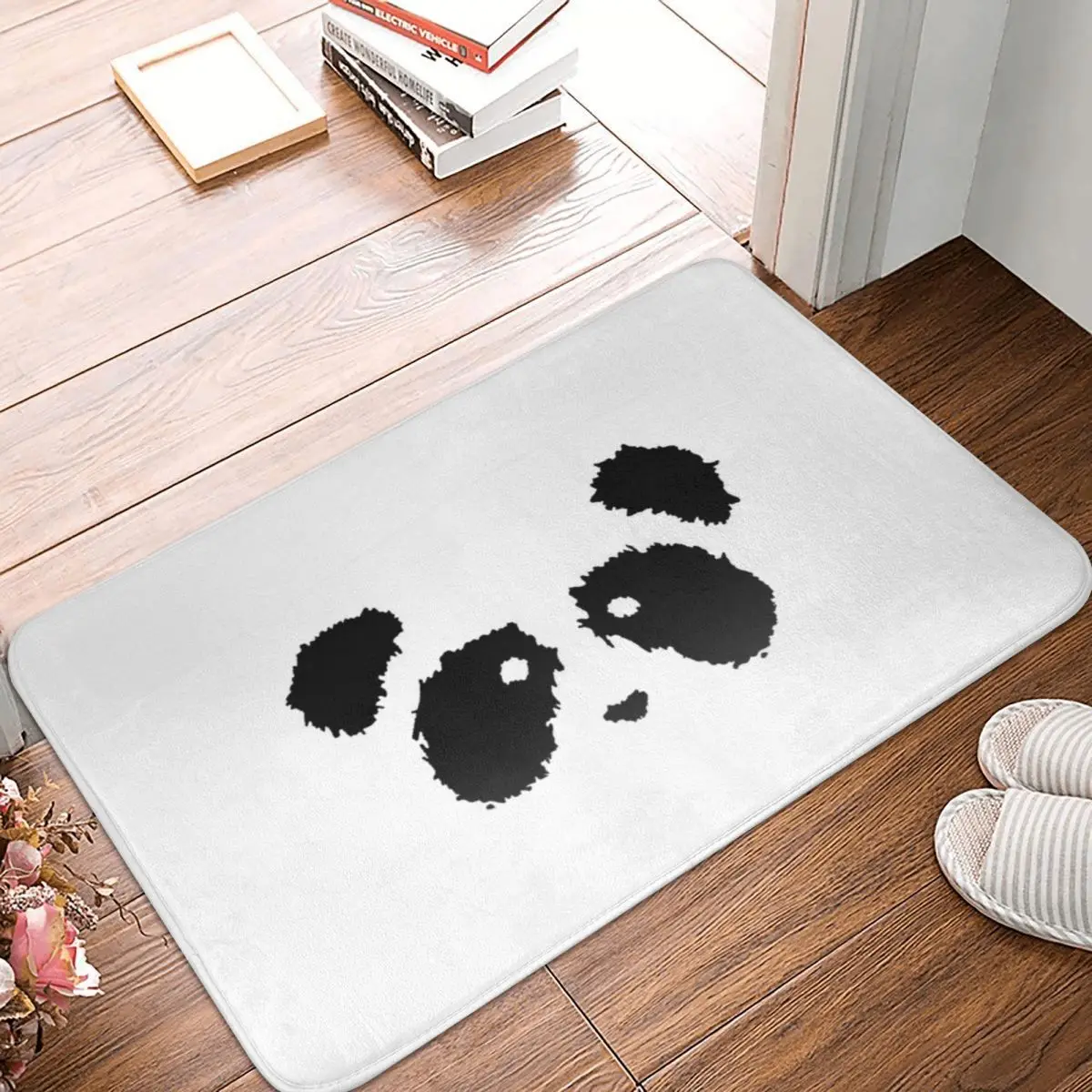 

Panda Banksy Art Doormat Carpet Mat Rug Polyester PVC Anti-slip Floor Decor Bath Bathroom Kitchen Balcony 40x60