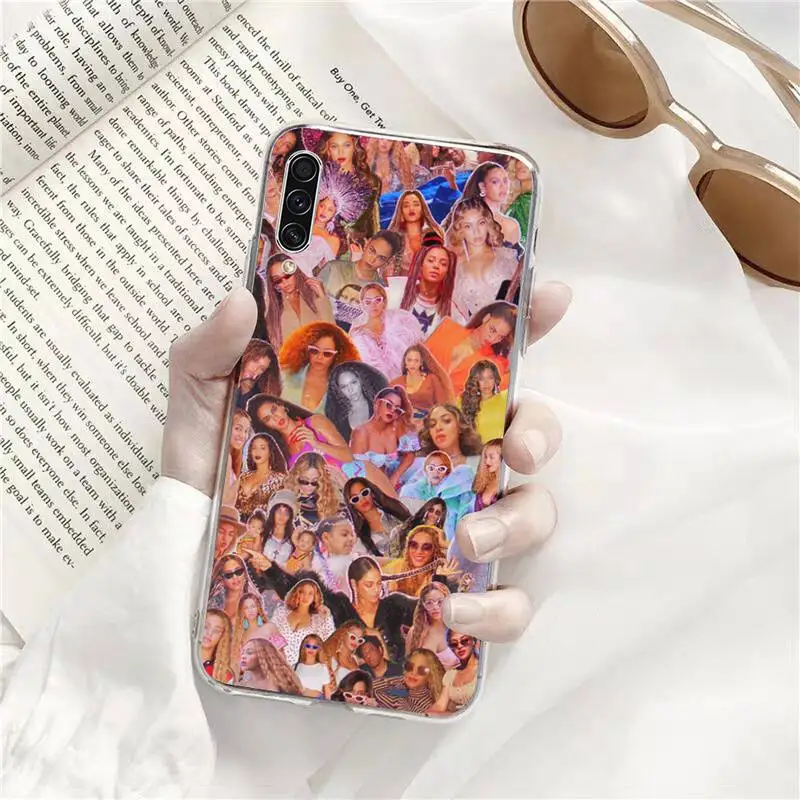 

sexy girl singer Beyonce Phone Case Transparent for Samsung A71 S9 10 20 HUAWEI p30 40 honor 10i 8x xiaomi note 8 Pro 10t 11