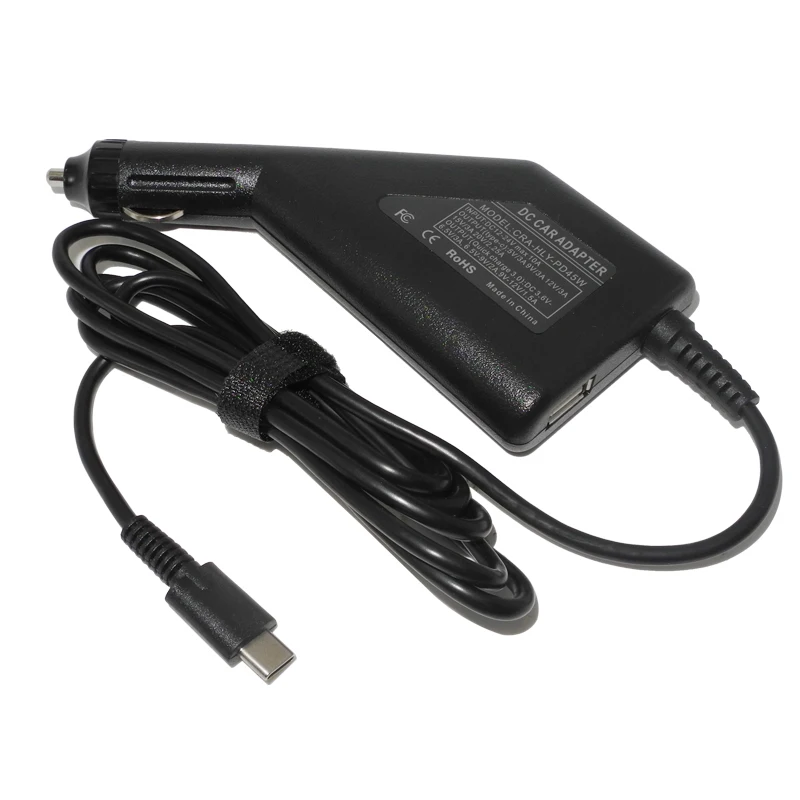 Автомобильное зарядное устройство 20 в 2 25 А 15 В 3 45 Вт USB Type C DC адаптер питания для