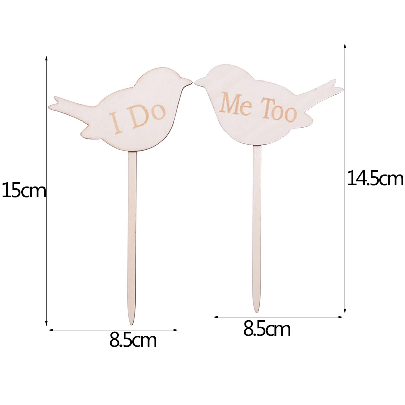 B11 Mr& Mrs свадебный торт Топпер деревянные буквы кекс DIY день рождения для романтической свадьбы, вечеринки декор торта рождественские украшения для дома - Цвет: B11