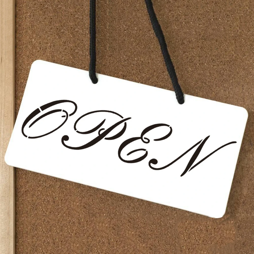 Новые многоразовые DIY трафареты букв Алфавит шаблоны алфавитные пластиковые