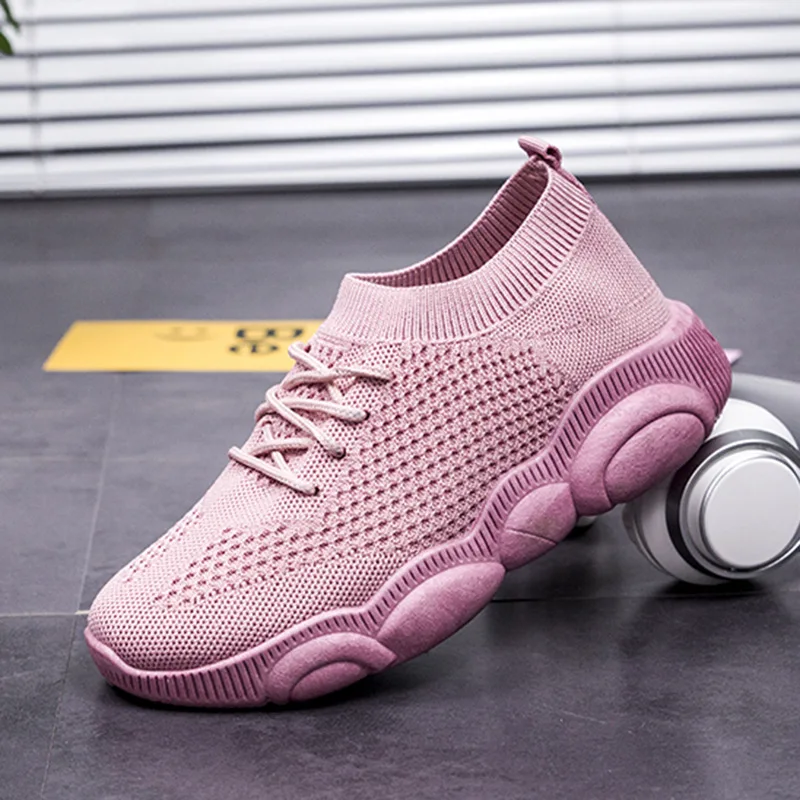 

New Style Ladies Sports Shoes Mesh Breathable Casual Shoes Shoes Women Fashion Shoes Women zapatos para mujer woman sneakers