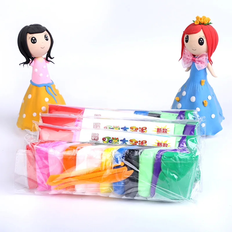 36 шт./компл. супер легкая глина слизь поставки Play Doh мягкая глина набор лизунов пушистый легкий мягкий пластилин облако клейкие аксессуары игрушки слаймы слайм шармики для слаймов клей для слаймов лизун