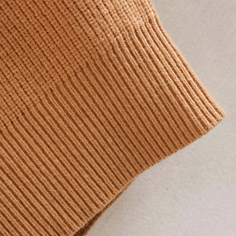 Женский винтажный вязаный свитер черный белый Повседневный пуловер с круглым