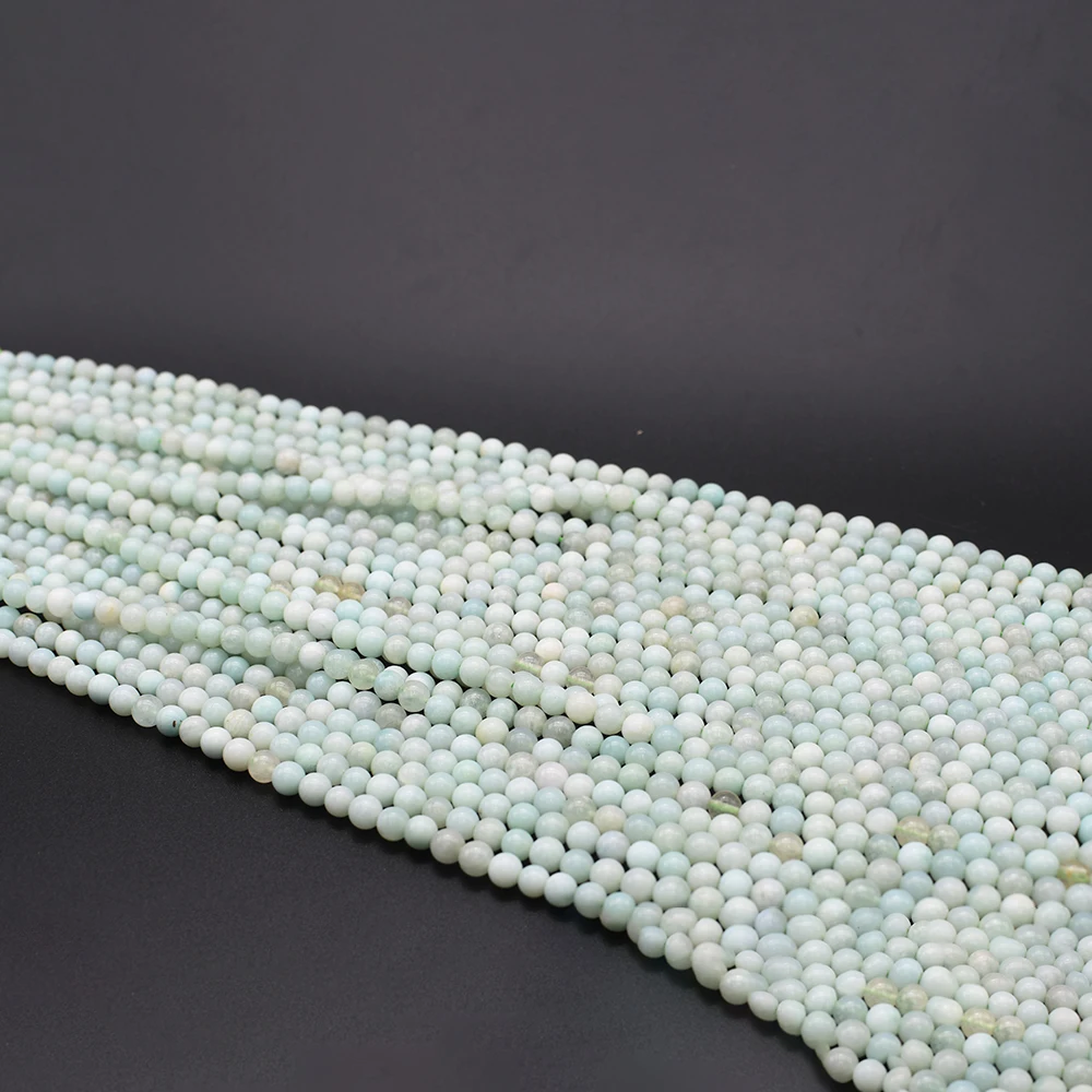 

6-8mm AA Natural Smooth Burma jade round Stone Beads For DIY necklace bracelet jewelry make 15 "free delivery