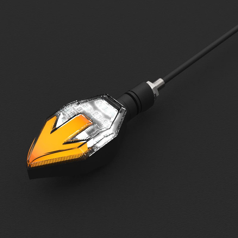 Универсальный 2х цветов белый Янтарный мотоциклетный DRL световой индикатор