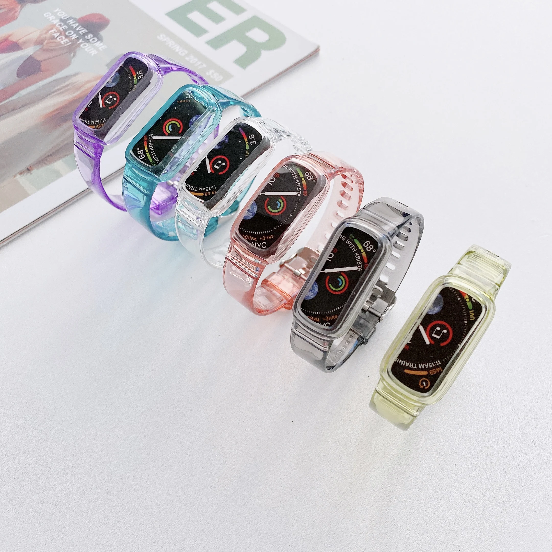 

Ремешок для Fitbit Luxe Band + чехол из ТПУ + 304 с пряжкой из нержавеющей стали