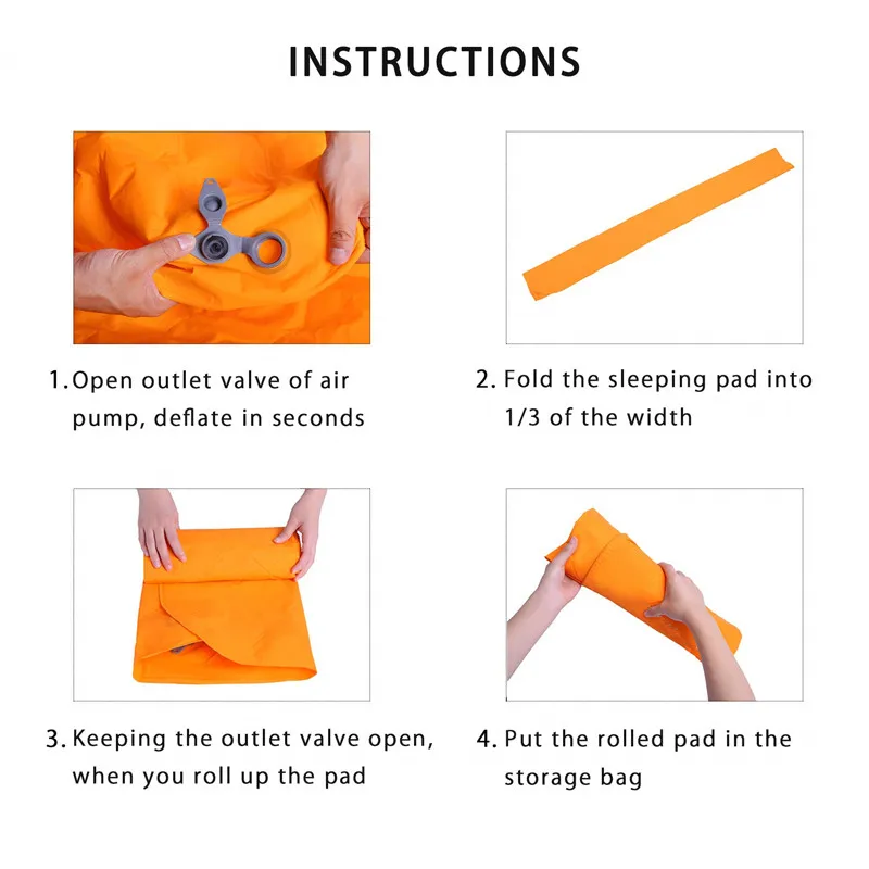 

Ultralight Camping Sleeping Pad Inflatable Camping Mat Pad for Backpacking & Hiking-Insulated Sleeping Mat Camping Mattress Pad