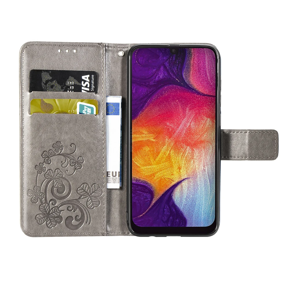 Кожаный чехол для Samsung Galaxy A10 A20 A30 A70 A40 A50 кожаный флип-кошелек J4 2018 J6 Plus | Мобильные