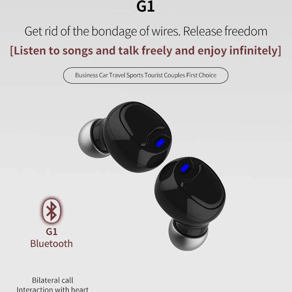 Mosunx Портативный мини беспроводной Bluetooth 5 0 Mini Twins Real TWS Беспроводная Спортивная