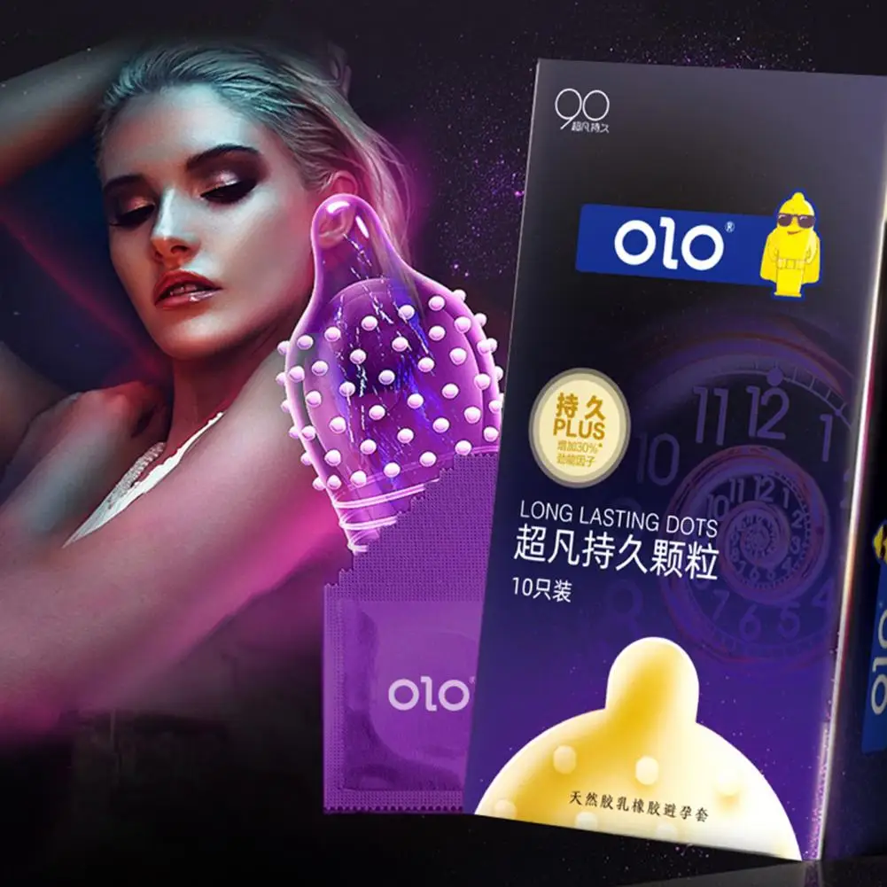 Презервативы OLO тонкие с точкой G для мужчин долговечные презервативы задержки