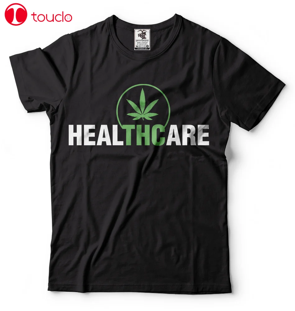 

Thc Is Medicine Weed Cannabis T-Shirt Healthcare T-Shirt Funny Marijuana Shirt Unisex Women Men Tee Shirt