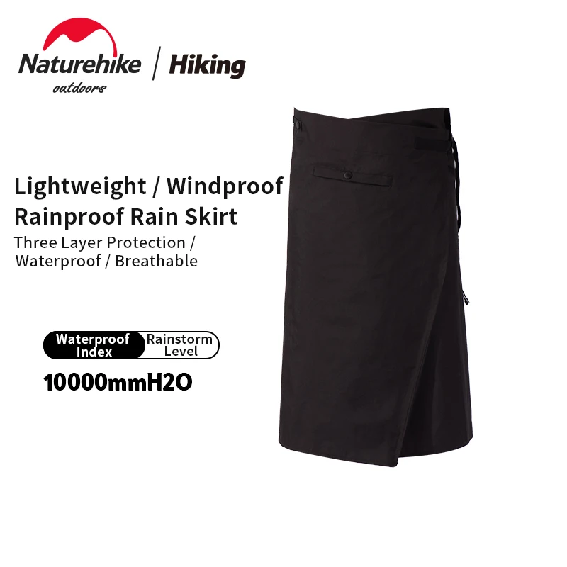 

Женская/Мужская Ультралегкая юбка Naturehike, 120 г, модные уличные аксессуары для одежды, ветрозащитная и водонепроницаемая юбка для походов