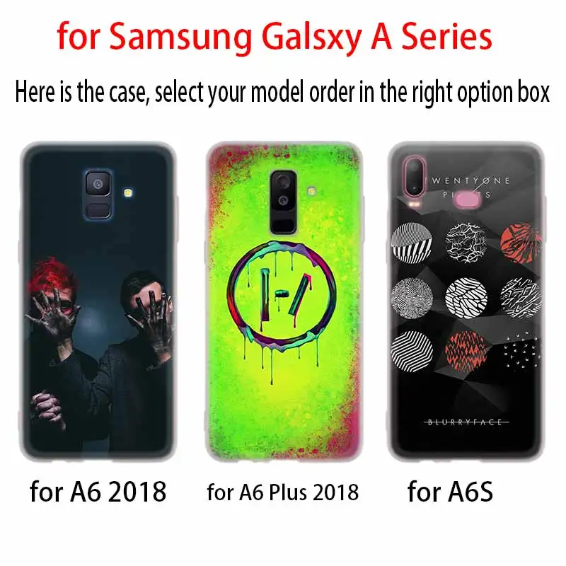 Силиконовый чехол Twenty One Pilots для Samsung A52 A32 A12 A72 A42 A21S 5G A3 A5 A6 A7 A8 Plus 2018 | Мобильные