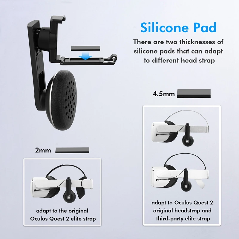 AMVR OOM CE2 наушники для Oculus Quest 2 VR всё-в-одном 3D 360 градусов стереоудобны в использовании с проводным подключением 3,5 мм.