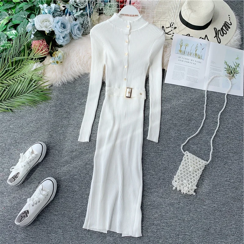 Водолазка женское трикотажное платье осень зима комбинезон для новорожденных с