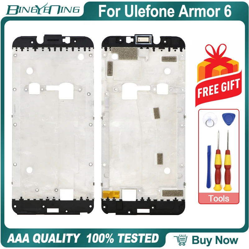 BingYeNing Новый Оригинальный чехол для Ulefone Armor 6 передний корпус с наушниками