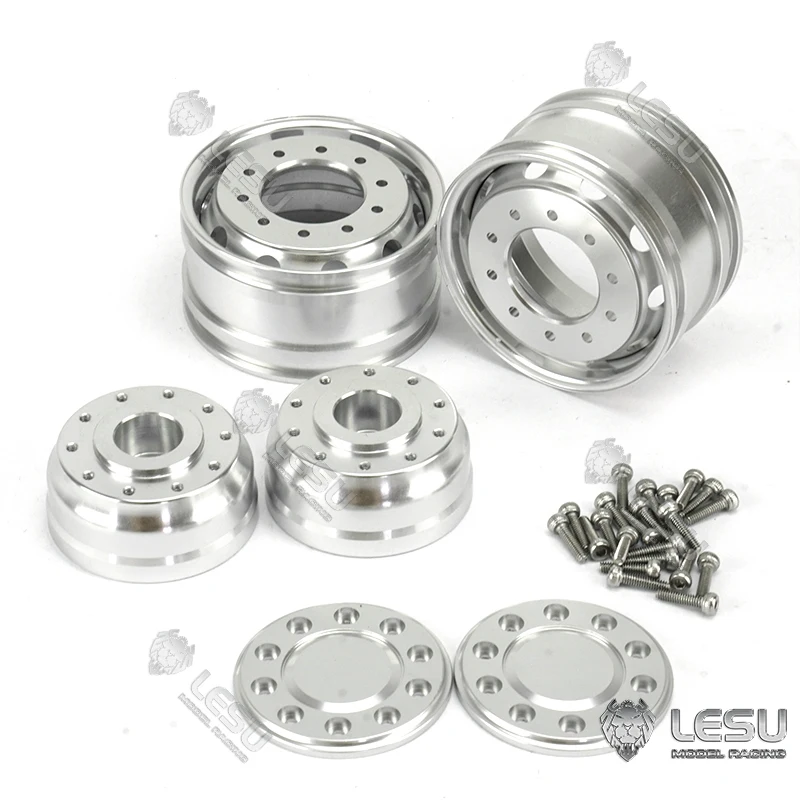 LESU Передняя Ступица колеса W-2041 для 1/14 DIY Tmy модель ось RC грузовик шестигранный