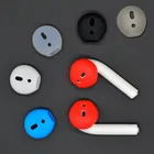 Универсальный чехол для наушников Airpods, 1 пара, силиконовые противоскользящие мягкие вкладыши для наушников, колпачки для iPhone, наушники-вкладыши
