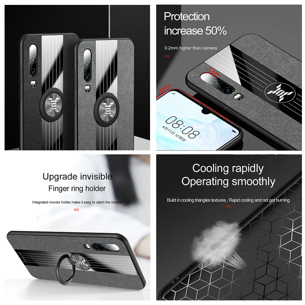 P 30 pro Чехол для телефона huawei p30 lite light cover huawie hwauer p30lite p p30pro защитный чехол кольца с